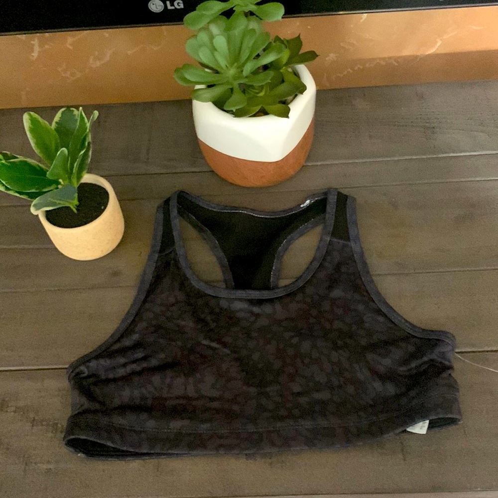 Girls mesh razor back sport bra